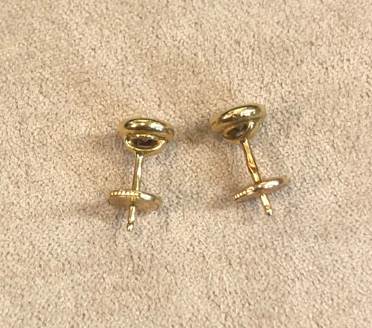 Gold And Diamond Earrings -photo-3