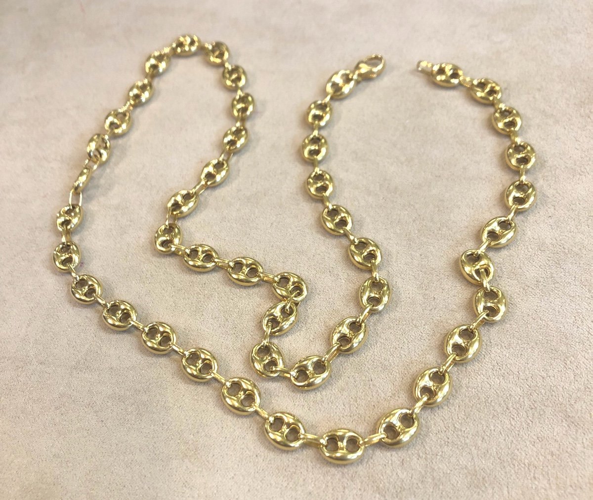 Collier En Maillons Grain De Café-photo-4