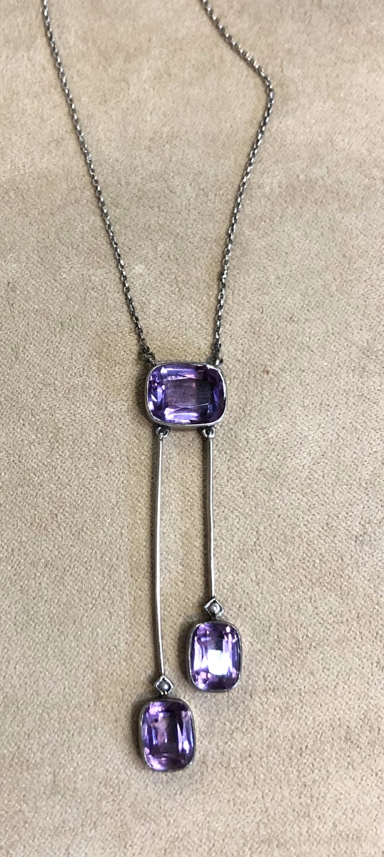 Collier Améthystes-photo-3