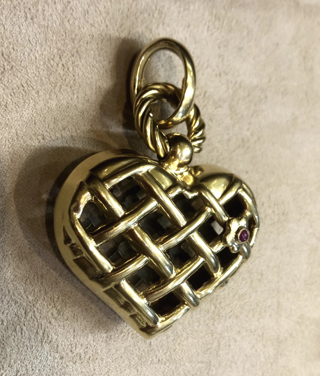 Pendentif Coeur Rubis-photo-1