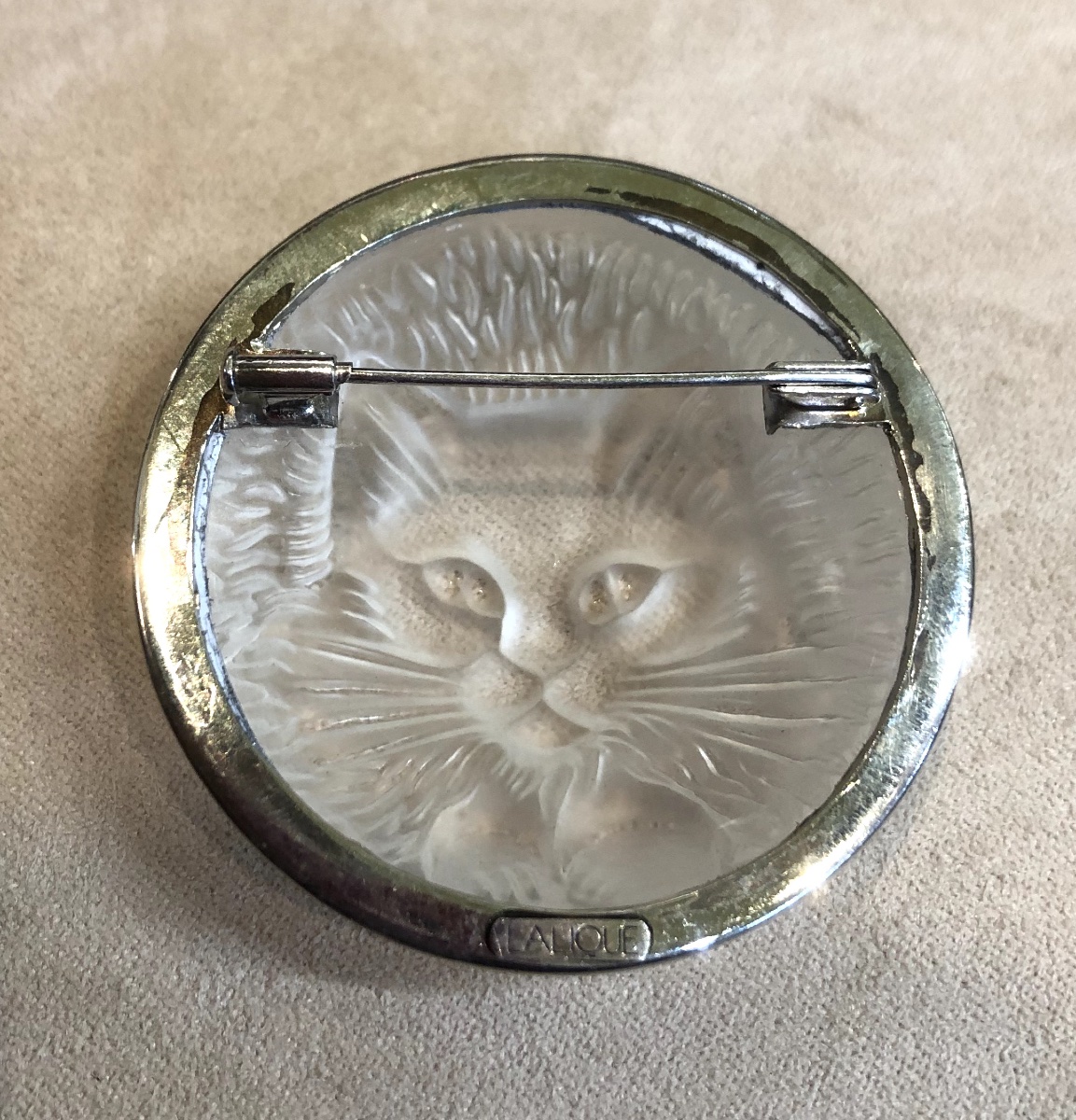 Broche LALIQUE chat-photo-3