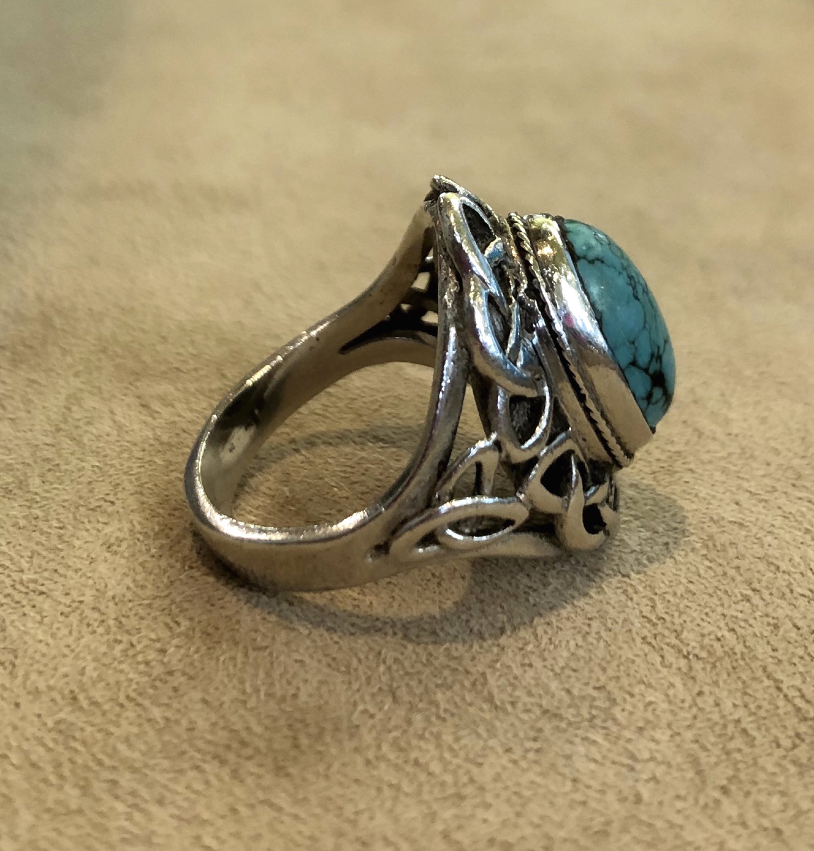 Turquoise Cabochon Ring-photo-4