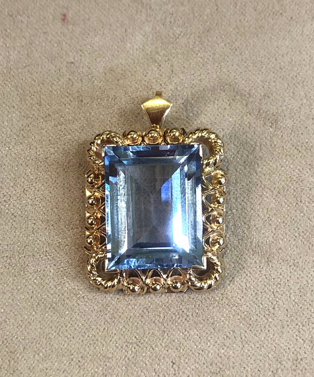 Blue Stone Pendant