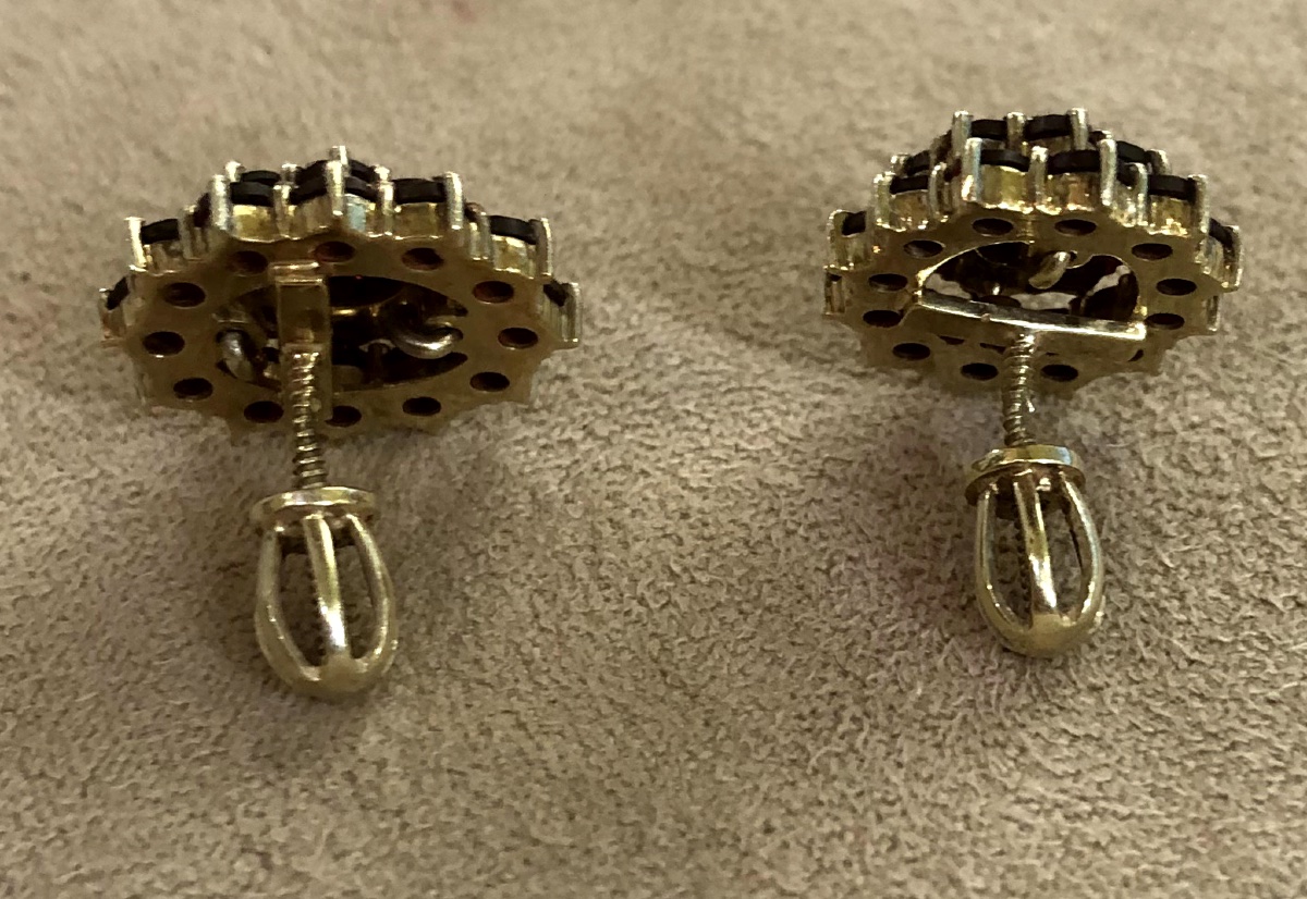 Boucles d'oreilles Grenats-photo-5