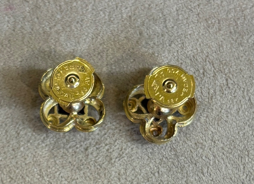 Amethyst Flower Earrings-photo-4