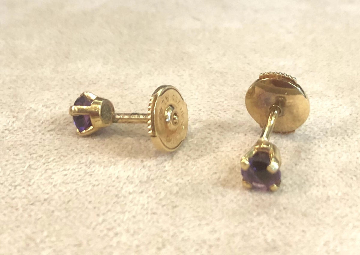 Amethyst Earrings-photo-2
