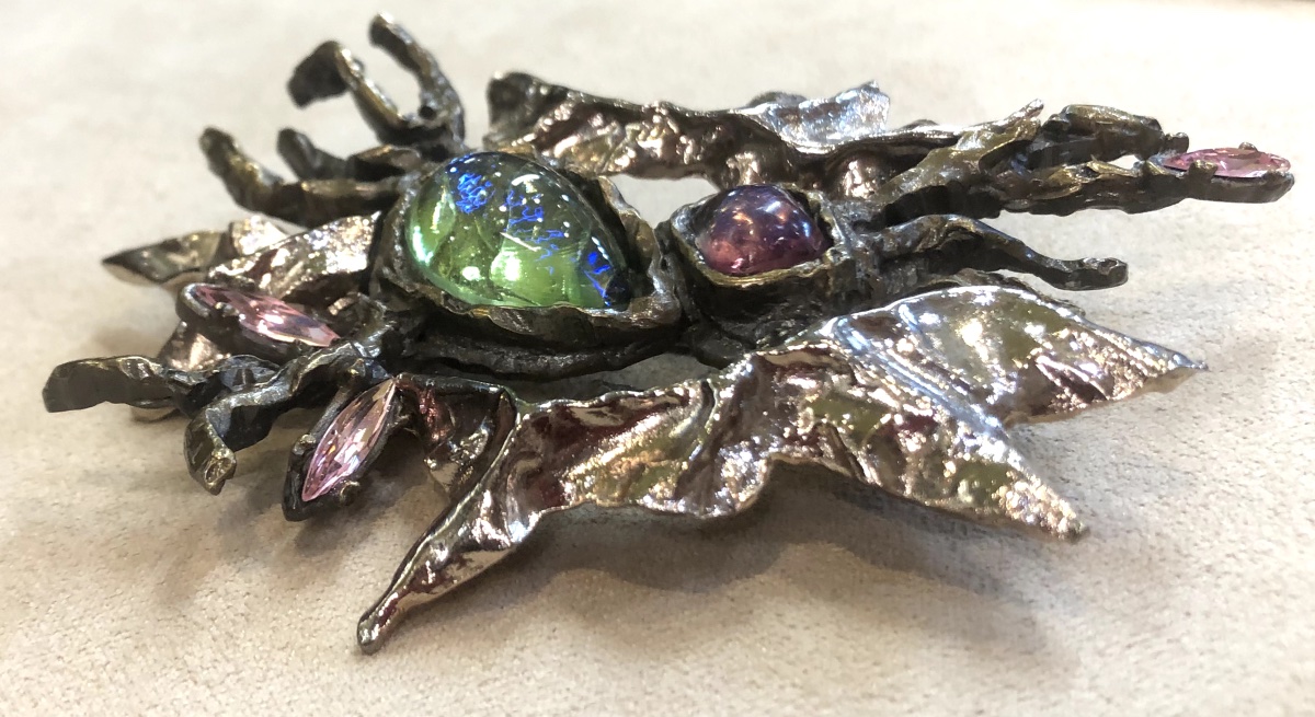 Spectaculaire Broche Christian LACROIX-photo-3