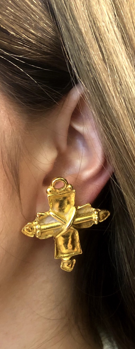 Boucles d'oreille Christian LACROIX-photo-2