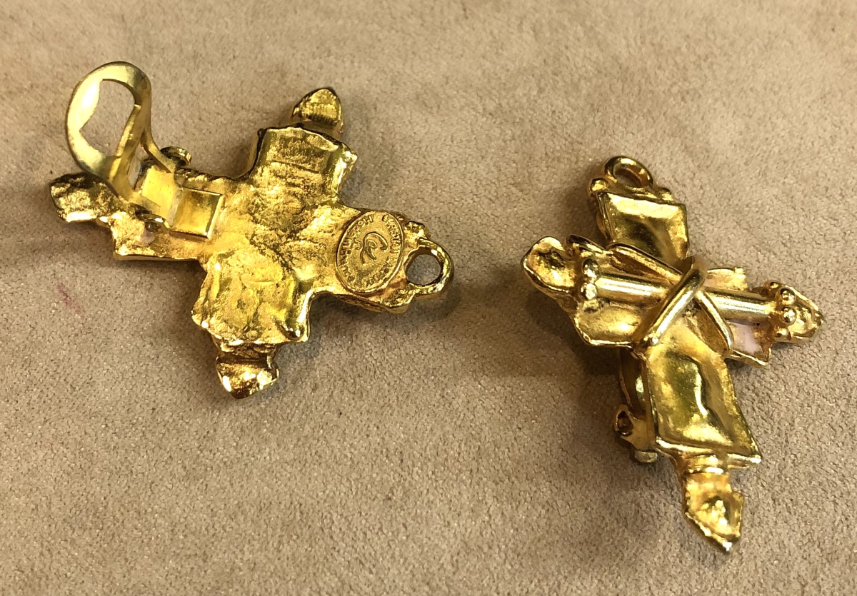 Boucles d'oreille Christian LACROIX-photo-3