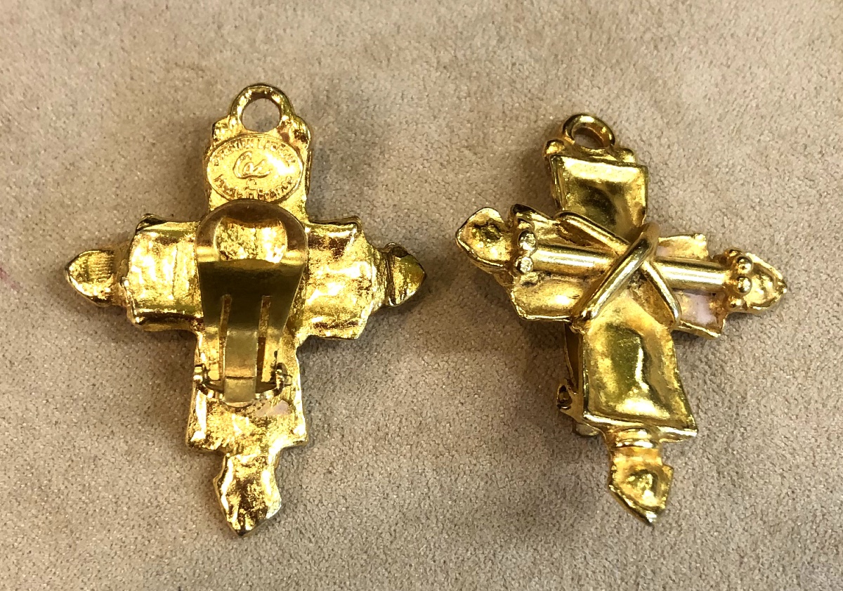 Boucles d'oreille Christian LACROIX-photo-4
