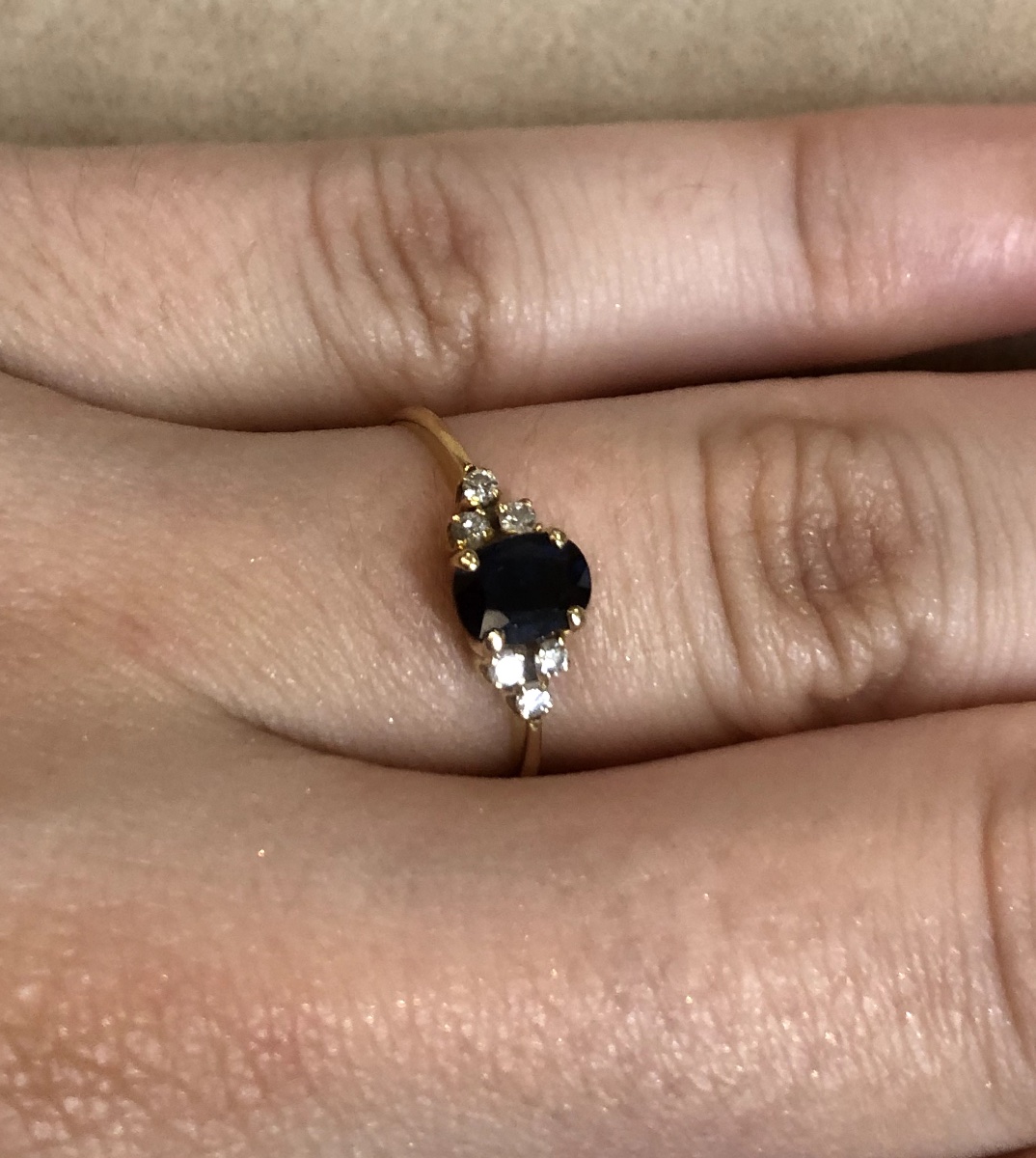 Sapphire And Diamond Ring-photo-2