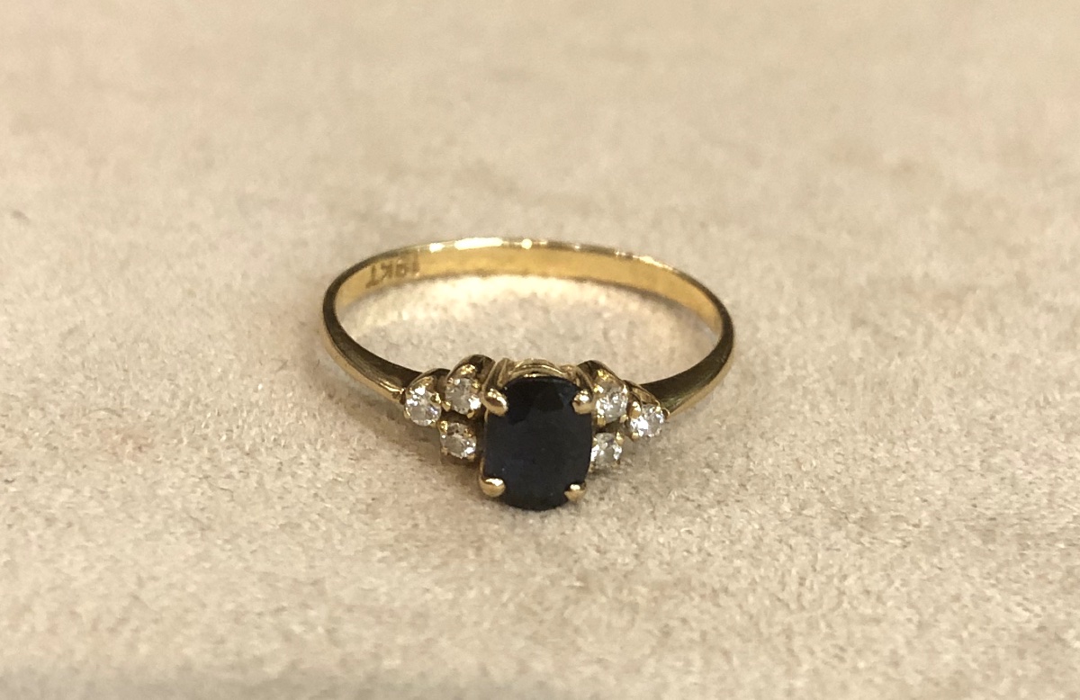 Sapphire And Diamond Ring-photo-6