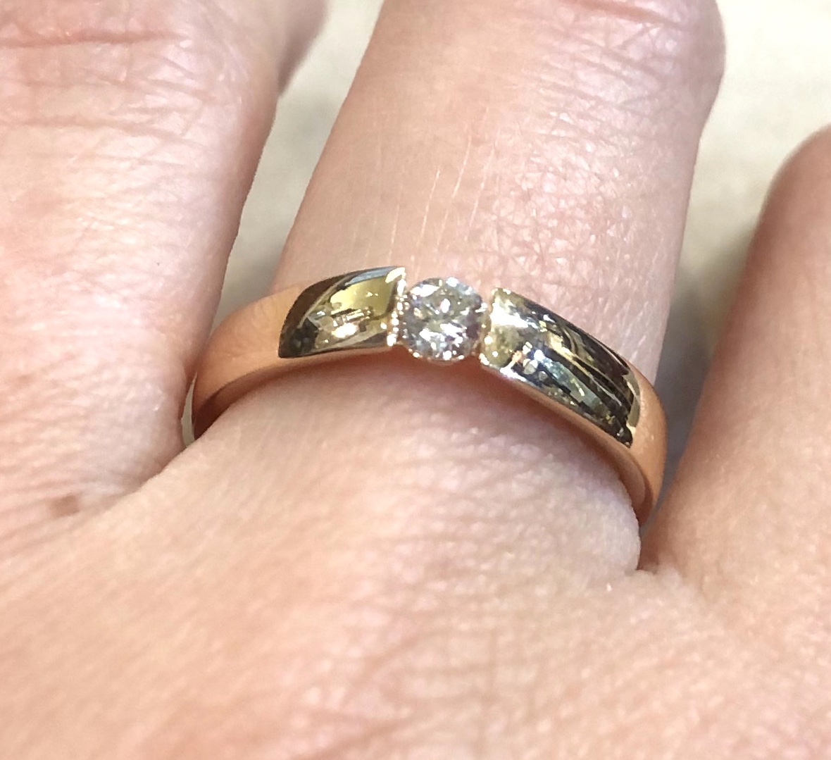 Bague avec diamant-photo-3