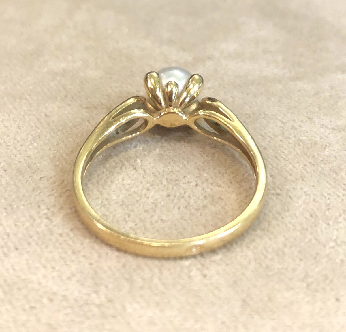 Pearl And Emerald Ring-photo-5