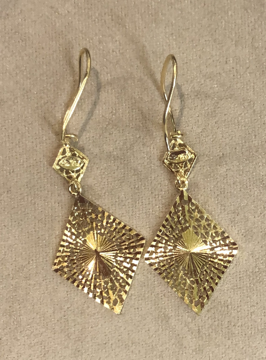 Boucles d'oreilles losange-photo-5