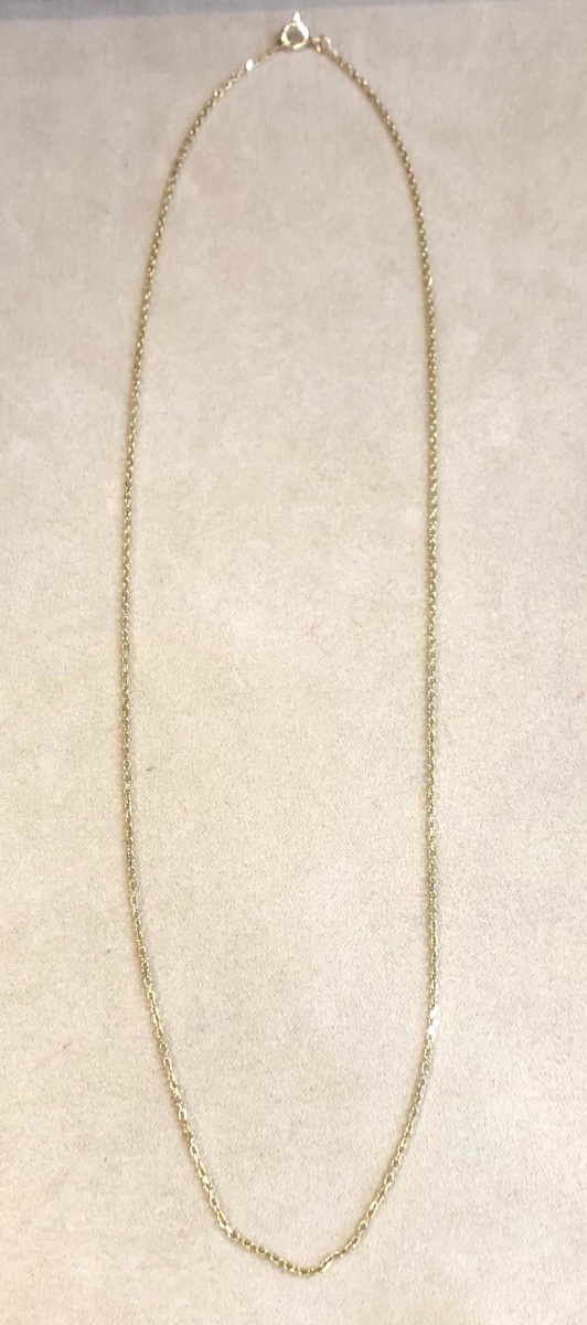 Chaine maille forcat rectangle-photo-1