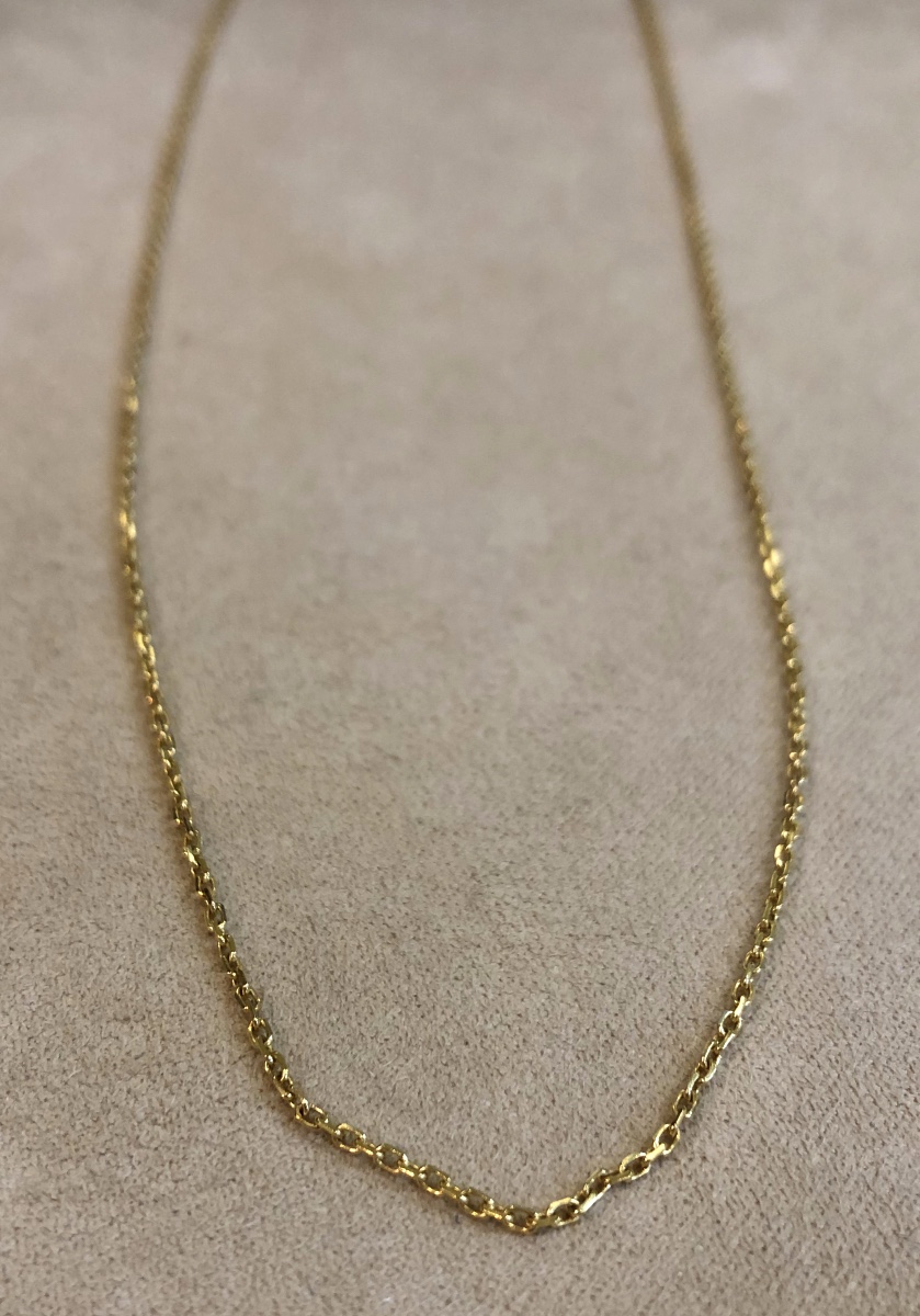 Chaine maille forcat rectangle