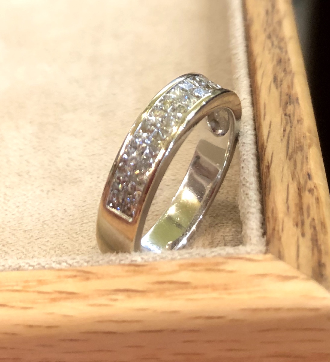 bague deux lignes diamants-photo-2