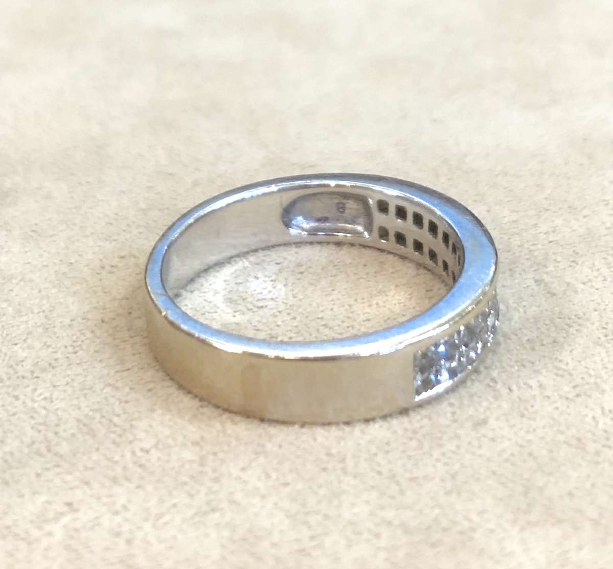 bague deux lignes diamants-photo-3