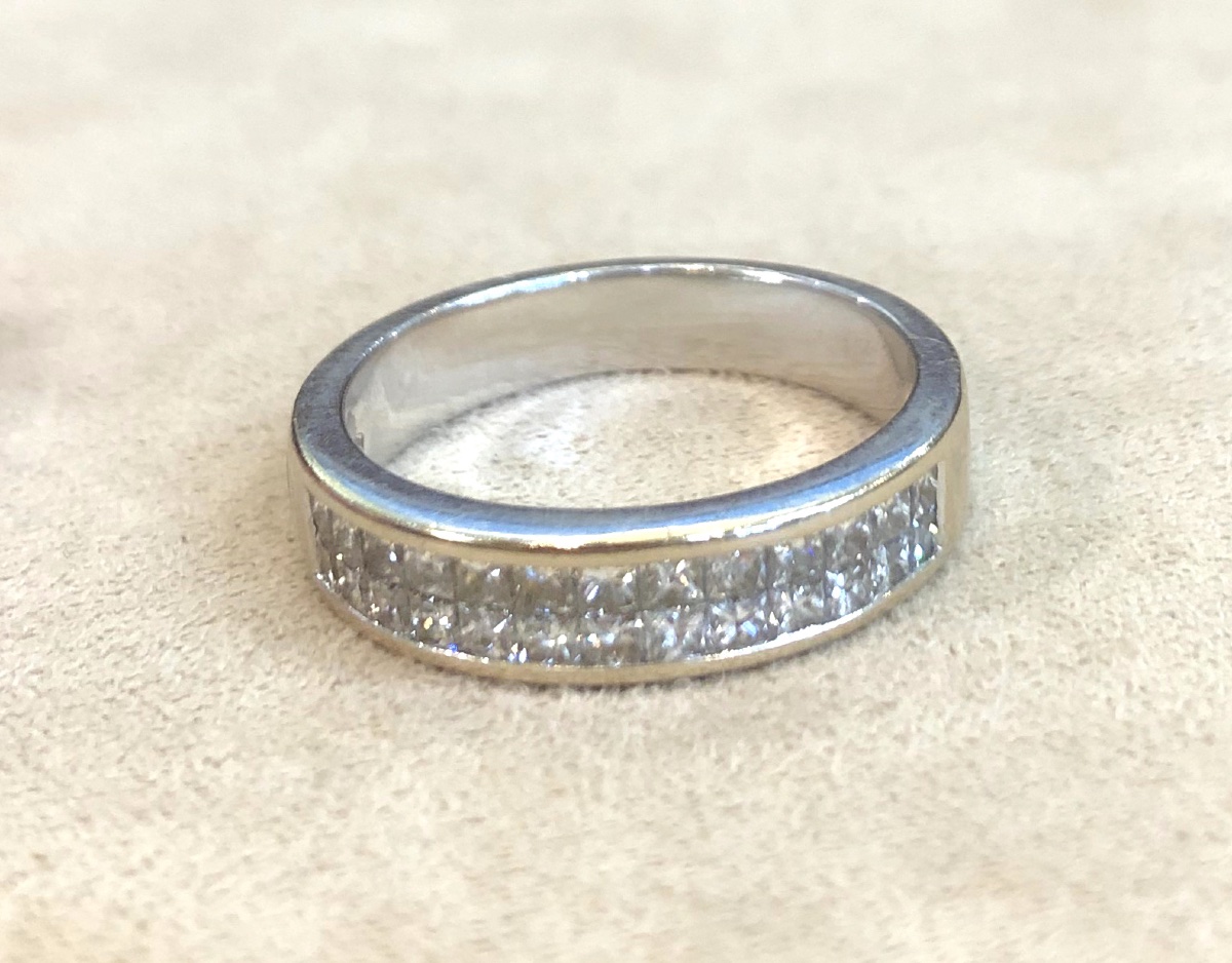 bague deux lignes diamants-photo-4