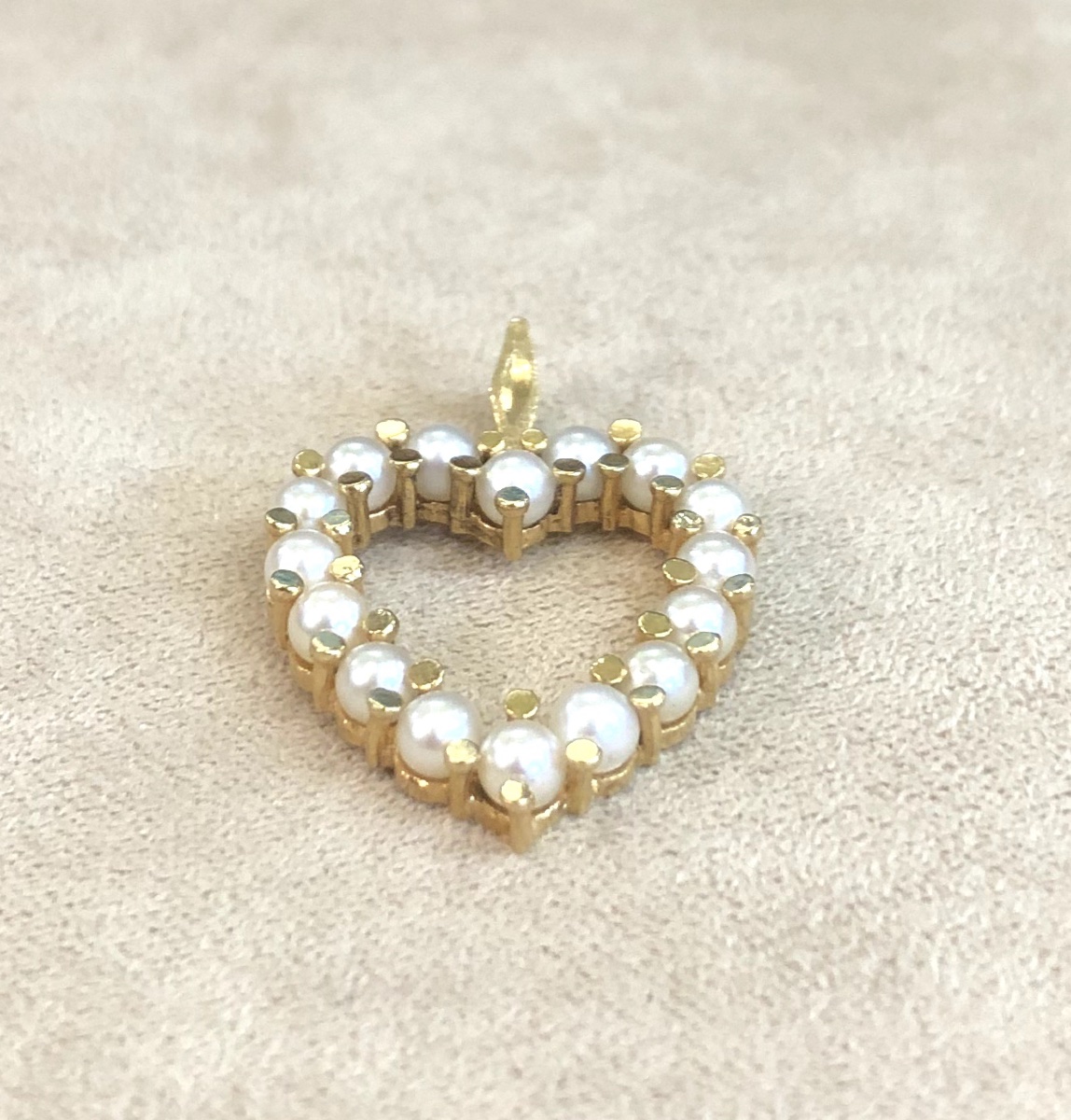 Pendentif coeur perles-photo-6