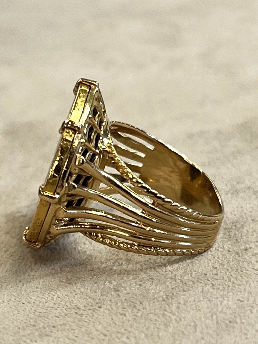 Louis-napoleon Bonaparte Coin Ring -photo-1