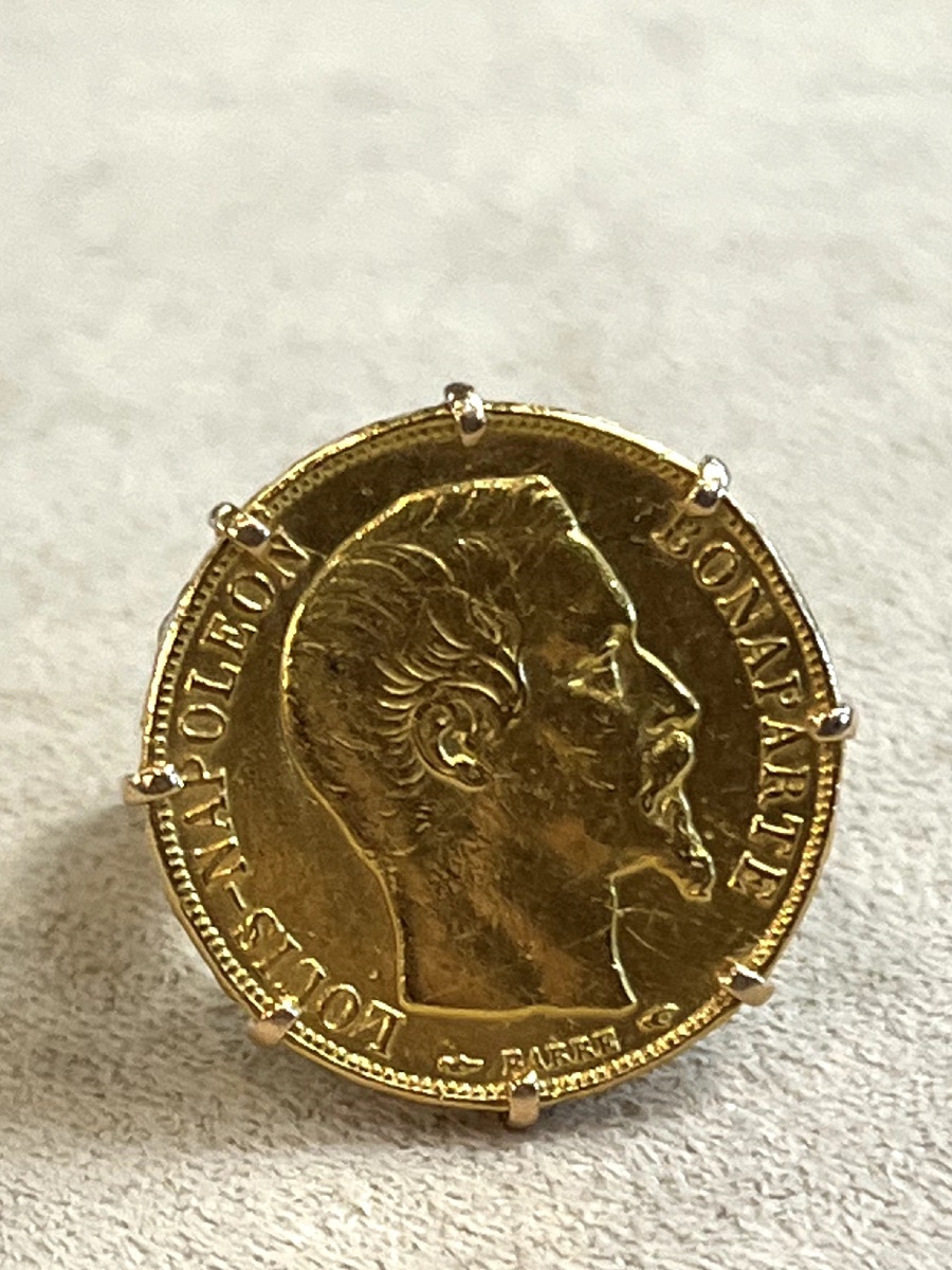 Louis-napoleon Bonaparte Coin Ring -photo-4