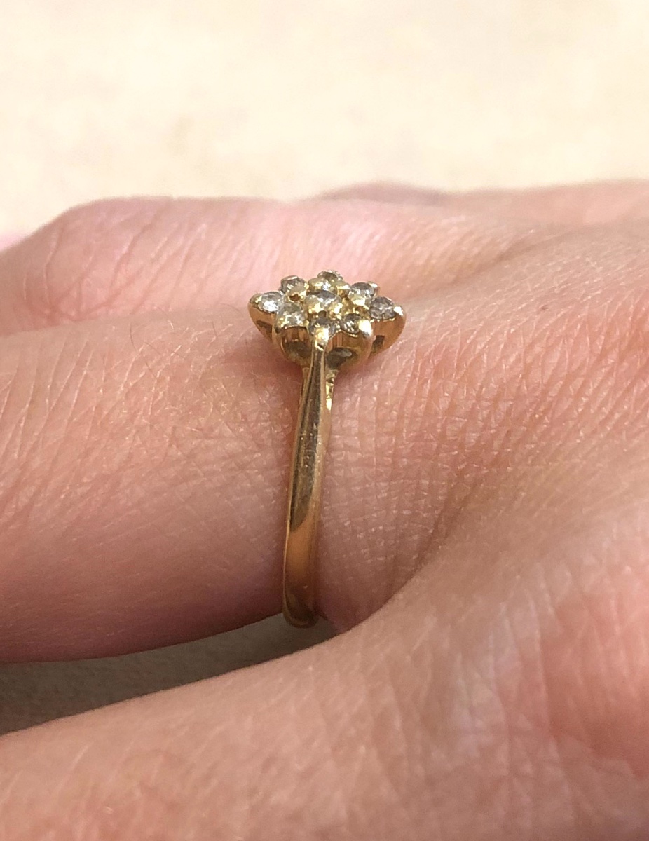 Bague marquise diamants-photo-2