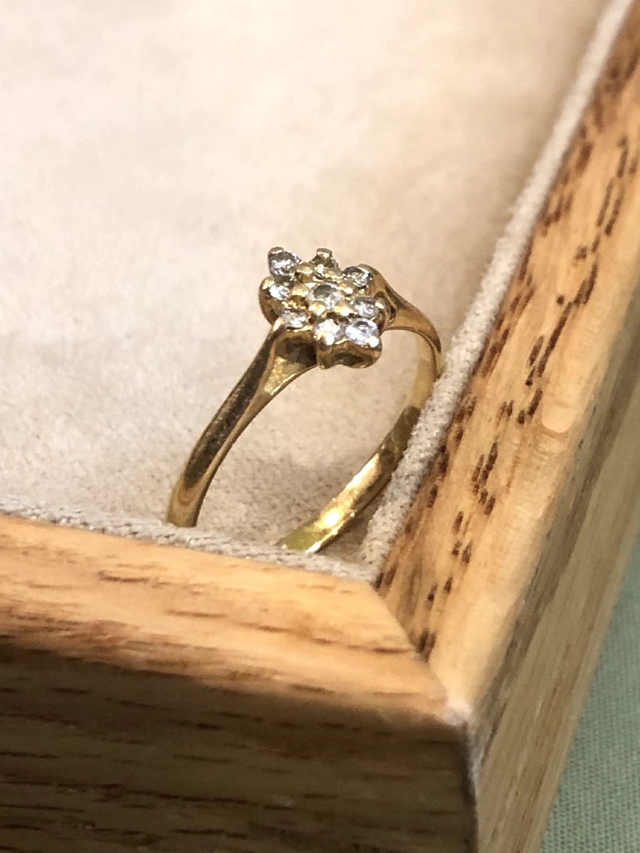 Bague marquise diamants-photo-3