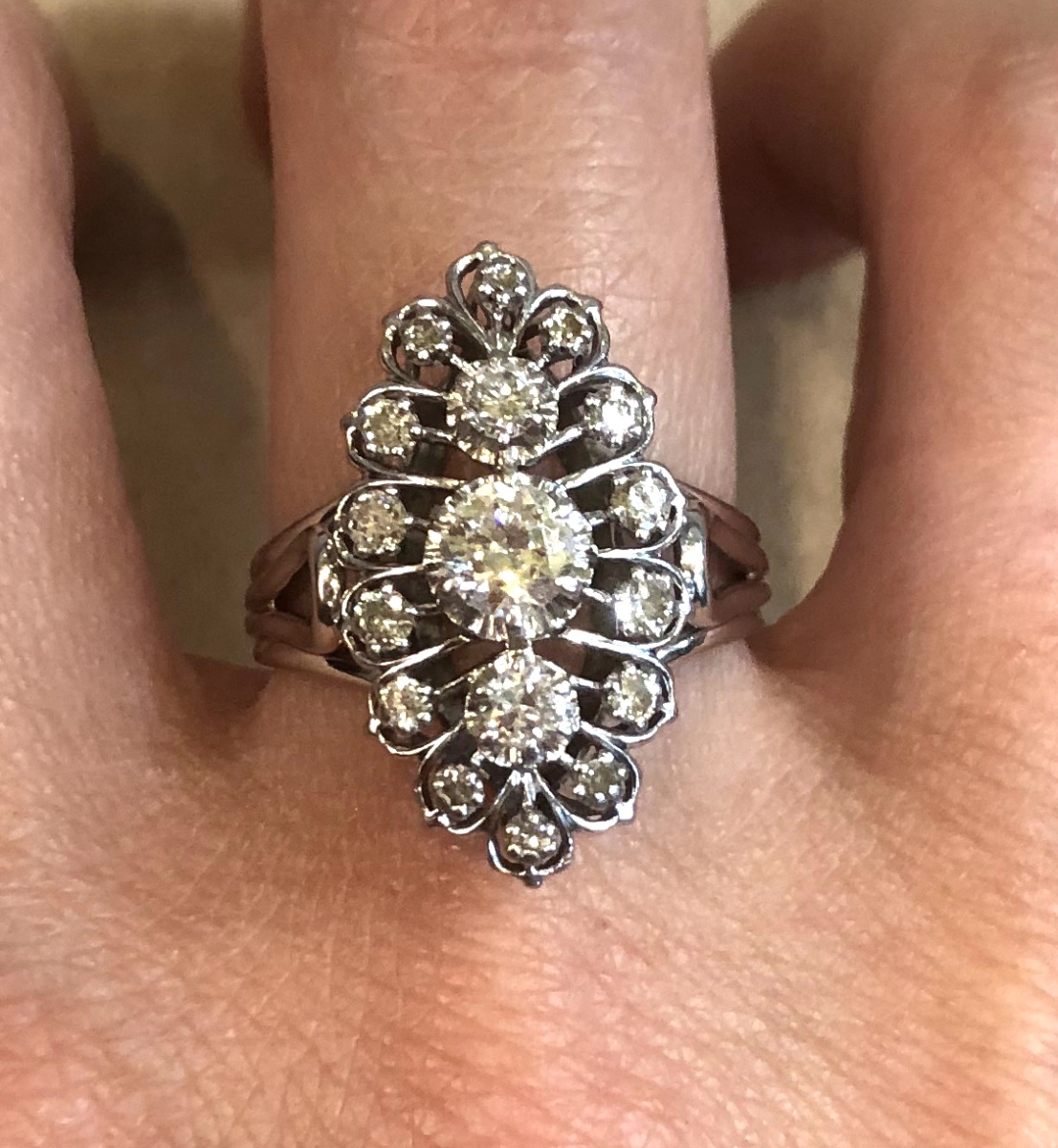 Marquise Diamond Ring-photo-3