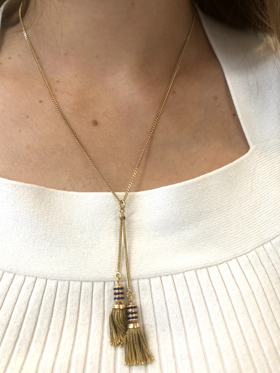 Napoleon III Pompom Necklace