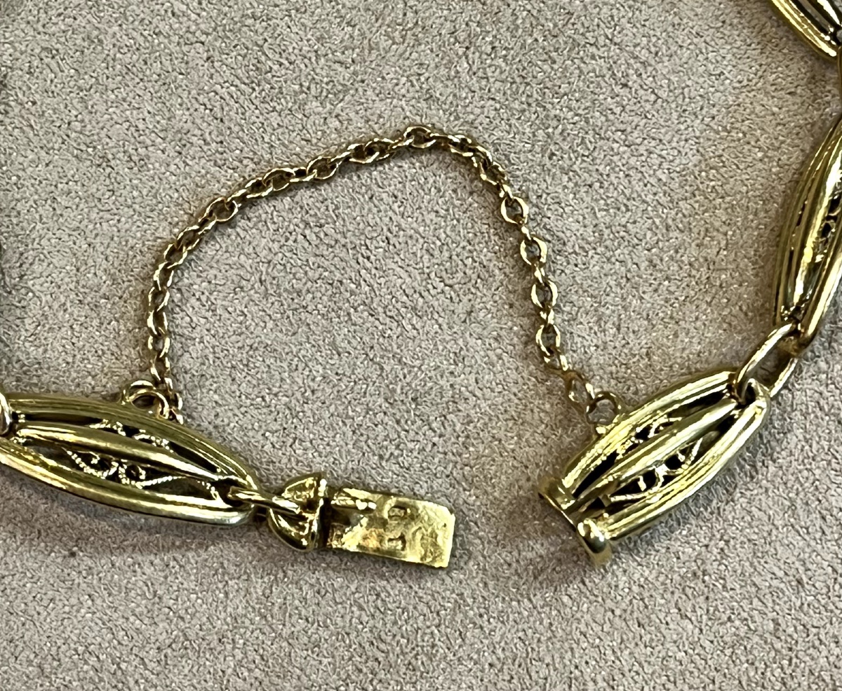 Olive Bracelet With Coins -photo-2