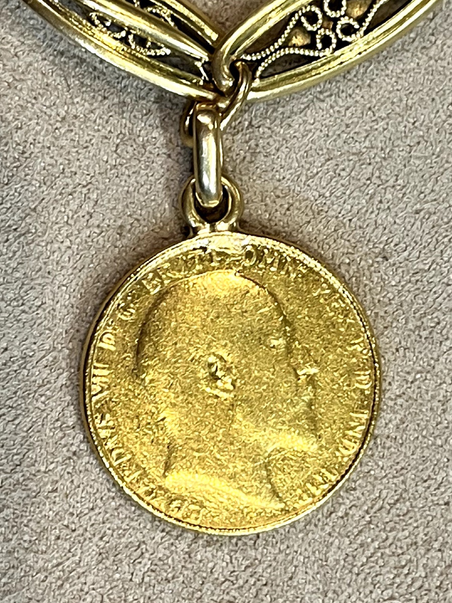 Olive Bracelet With Coins -photo-6
