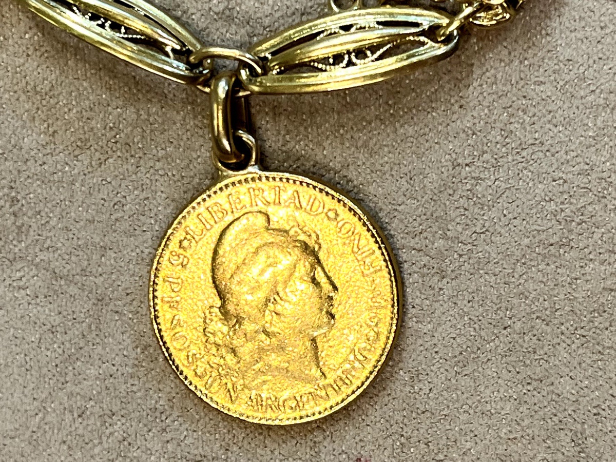 Olive Bracelet With Coins -photo-7