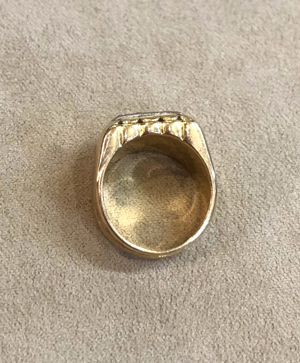 Diamond Signet Ring-photo-4