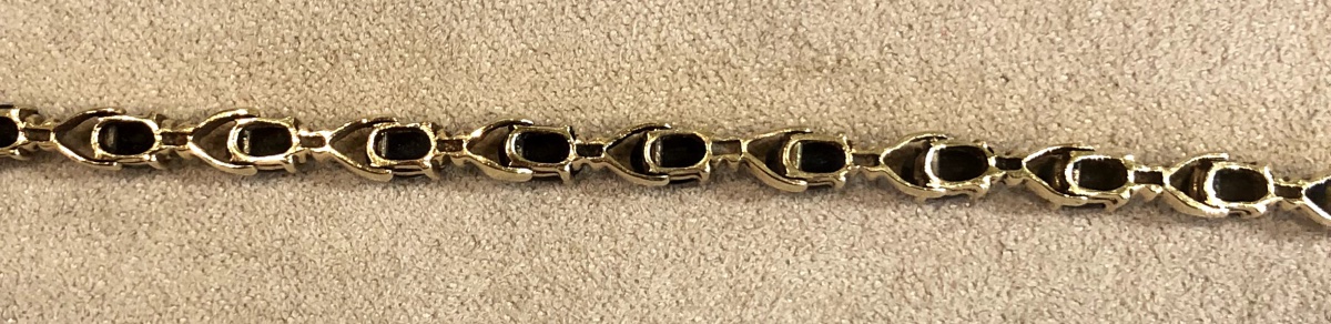 Bracelet ligne saphirs-photo-2