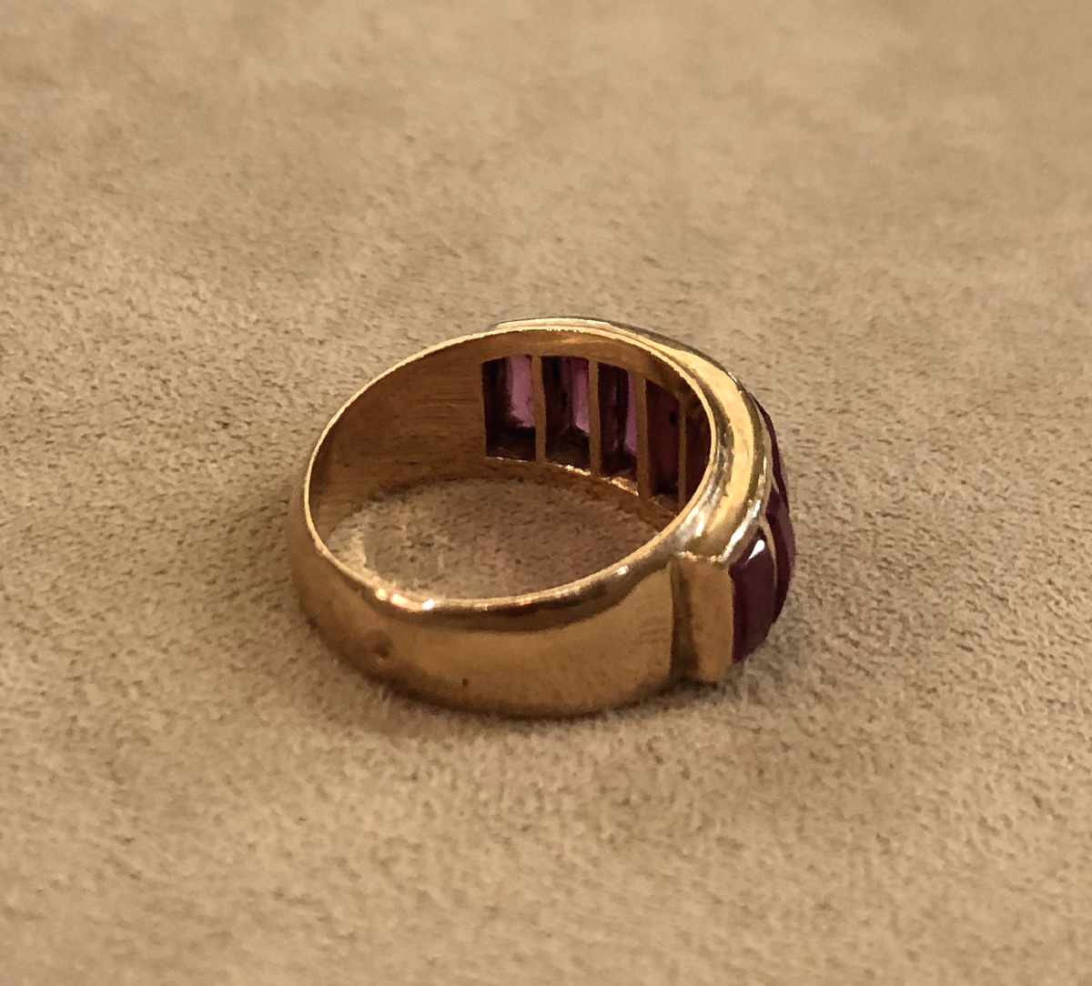 Bague bandeau rubis-photo-2