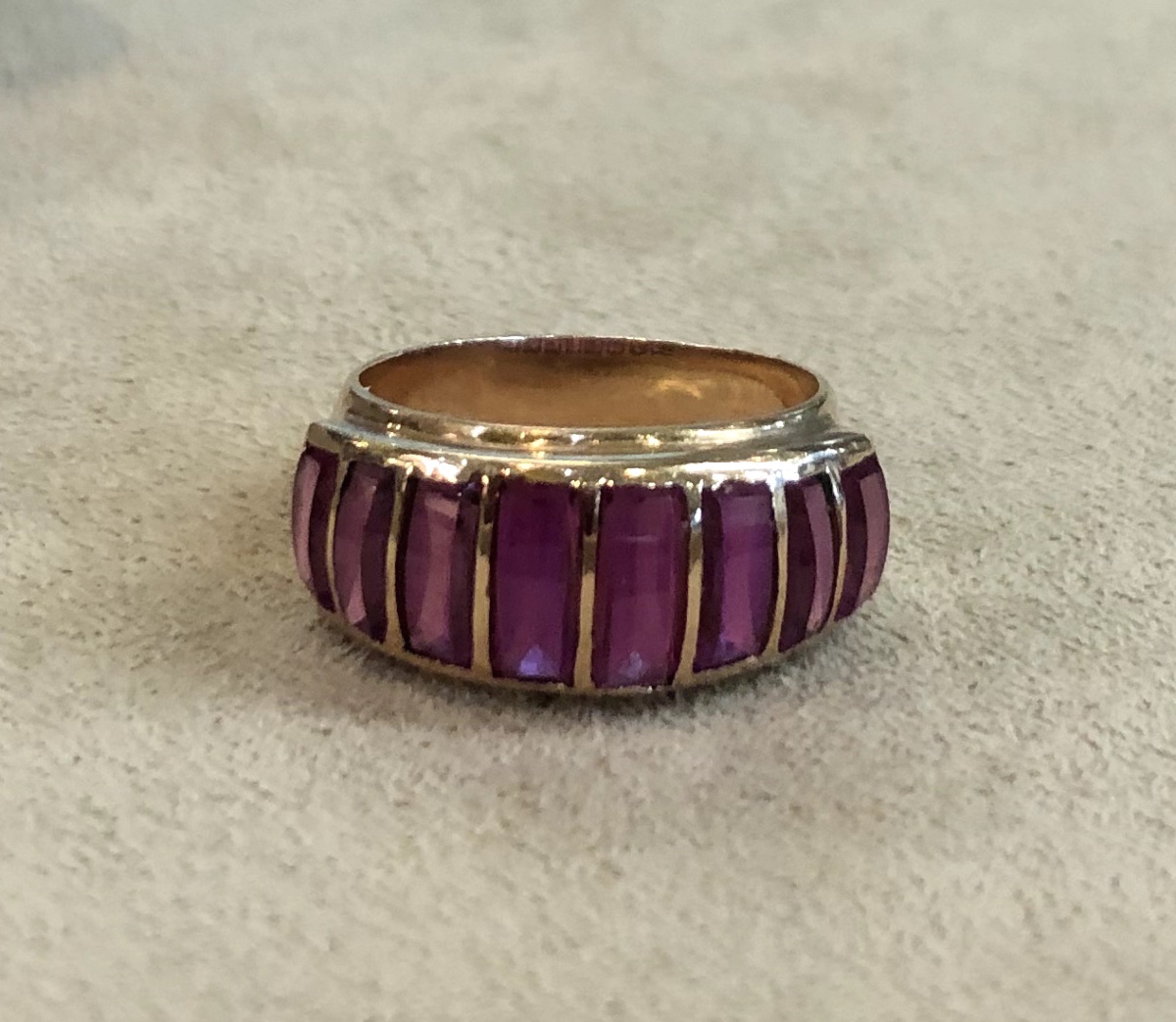 Bague bandeau rubis-photo-3