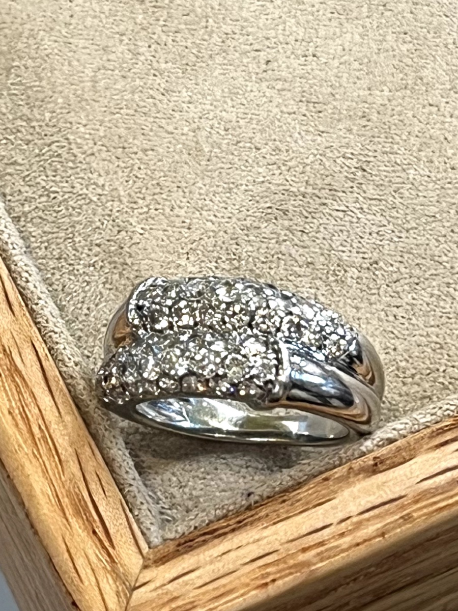 Bague bandeau Diamants-photo-3