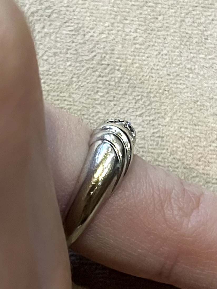 Bague bandeau Avec Diamants-photo-1
