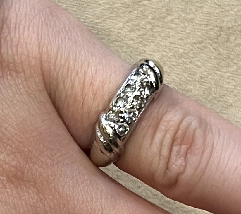 Bague bandeau Avec Diamants-photo-2