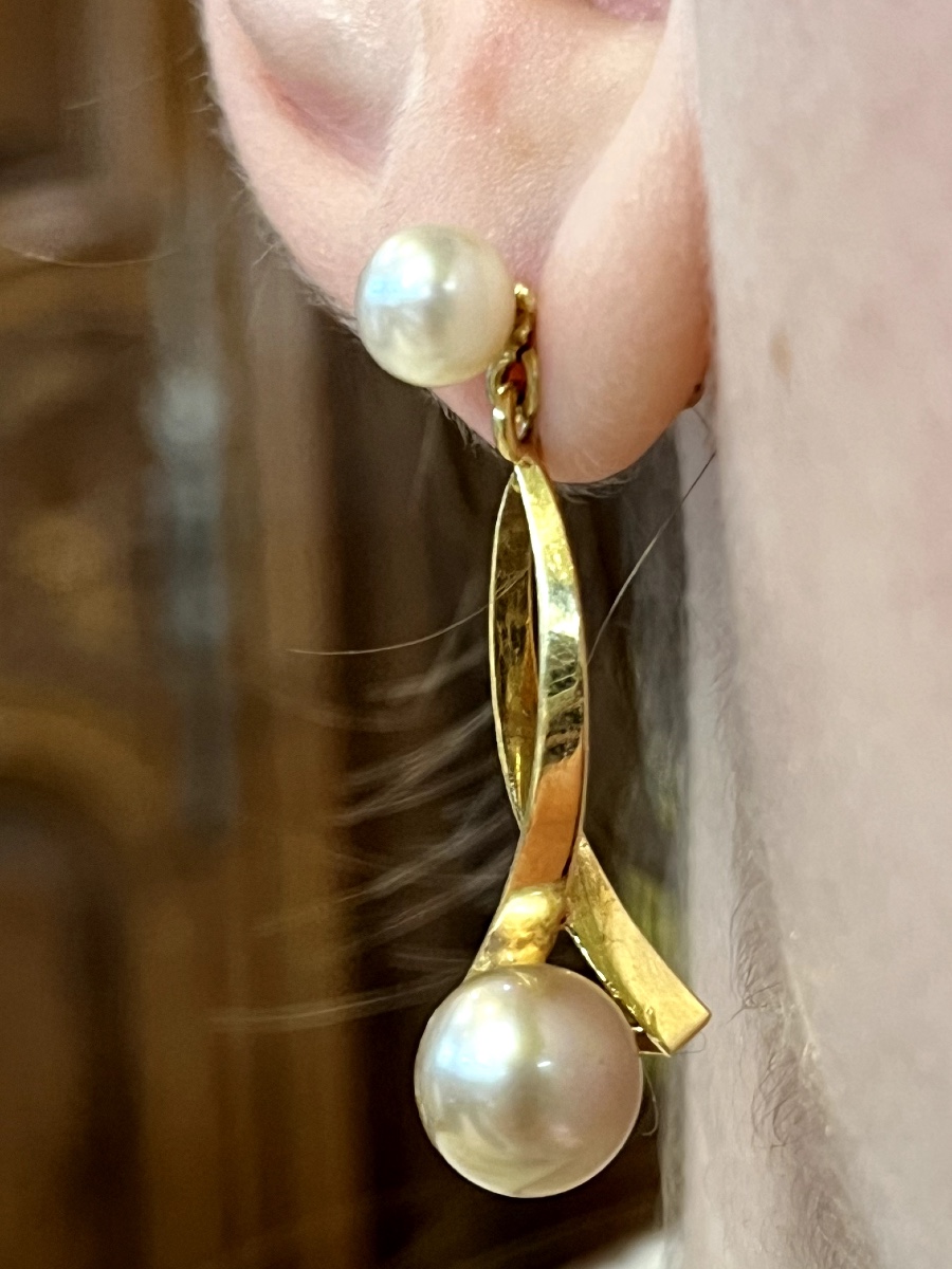 boucles d'oreille perles 