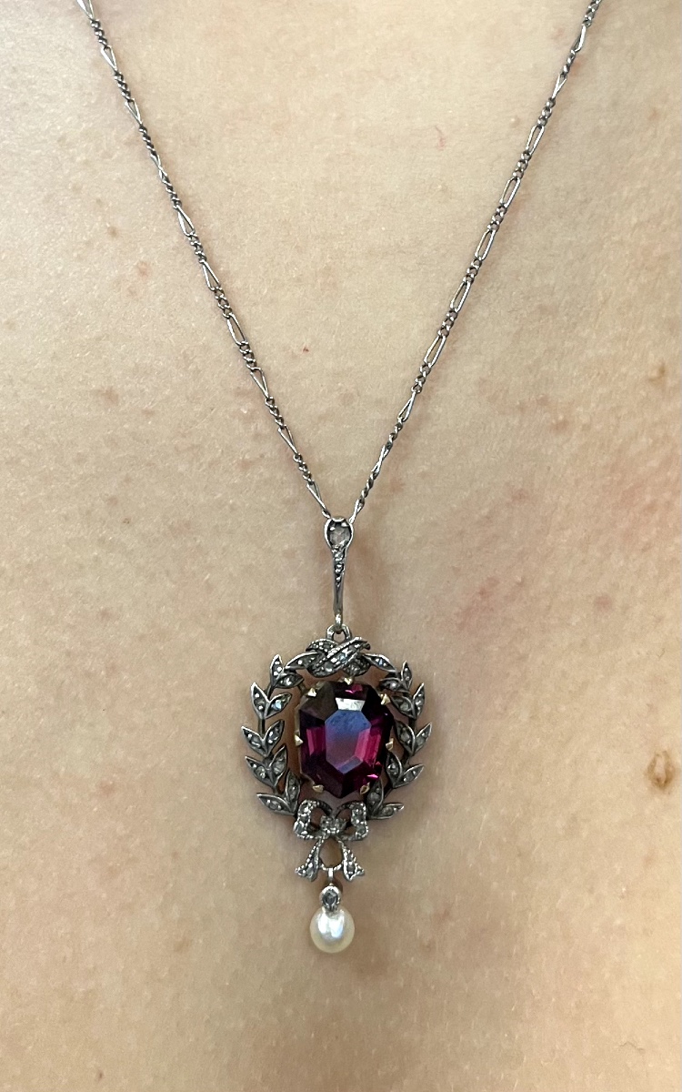 Collier goutte 