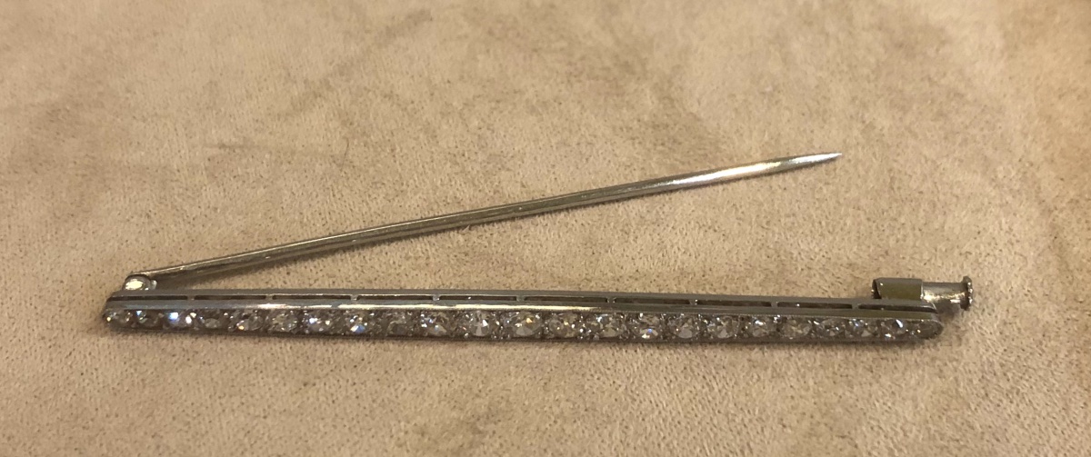 Broche barrette diamants-photo-6