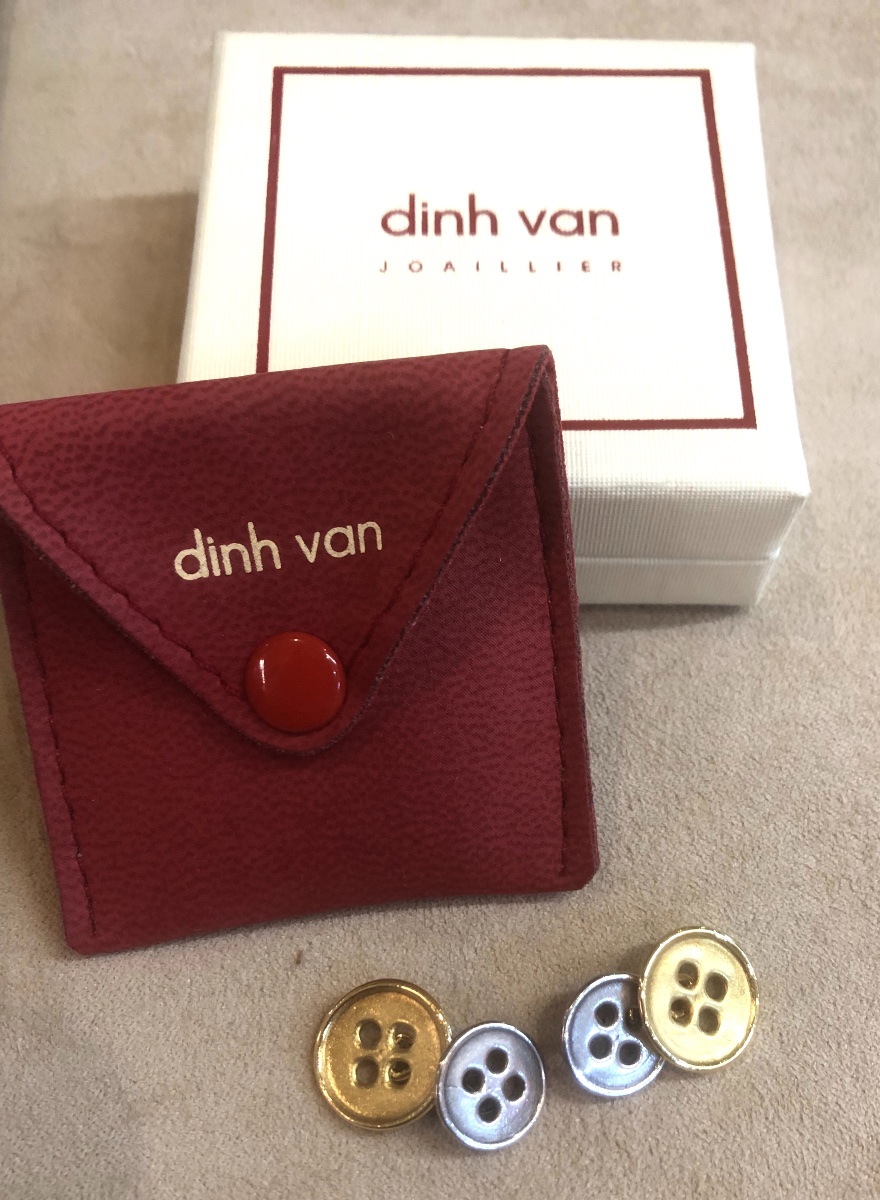 Paire de boutons de manchette Dinh Van-photo-1