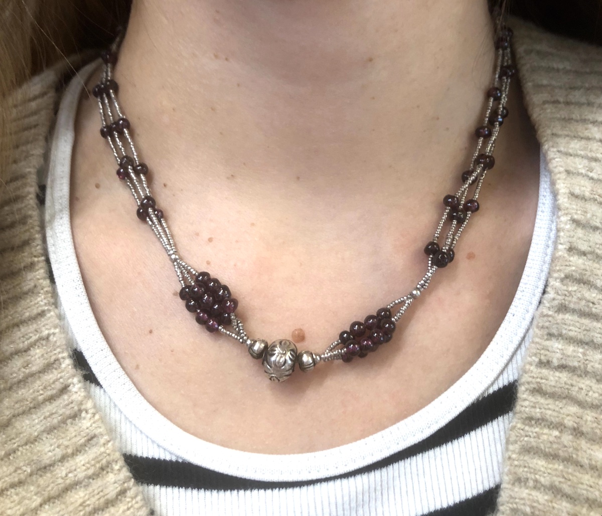 Garnet Necklace-photo-1