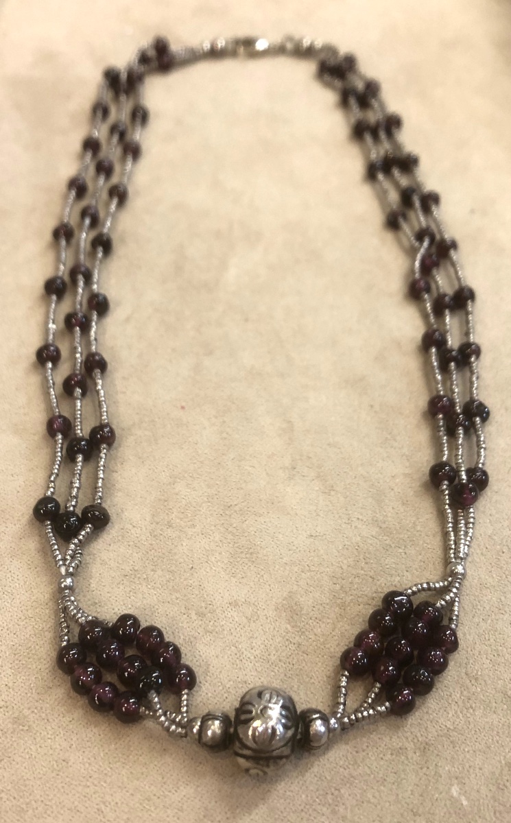 Garnet Necklace-photo-3