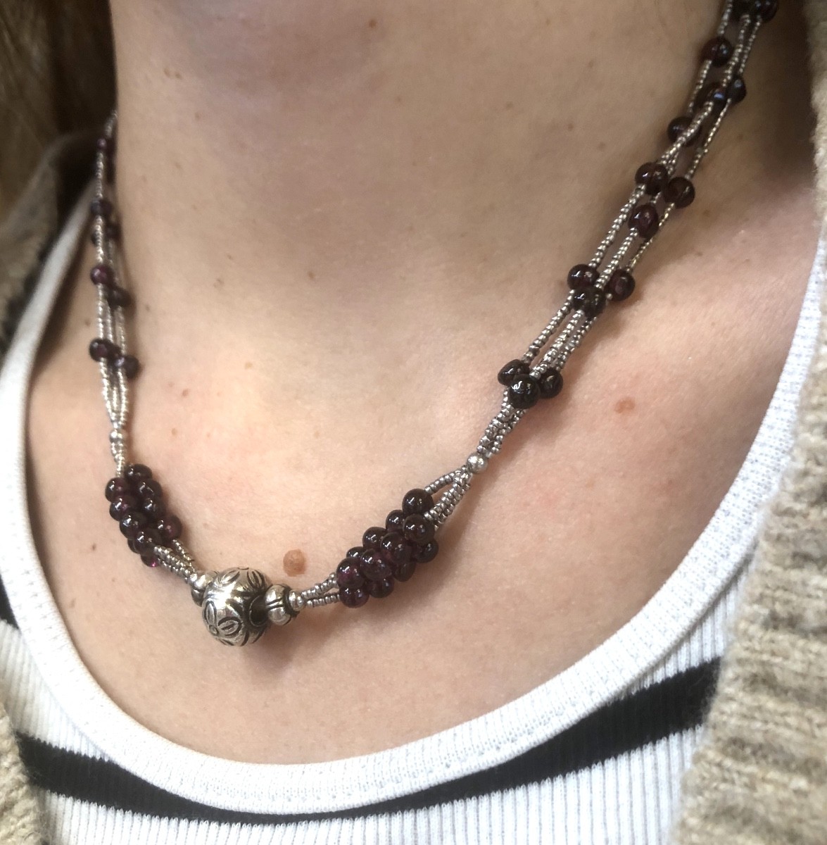 Garnet Necklace-photo-2
