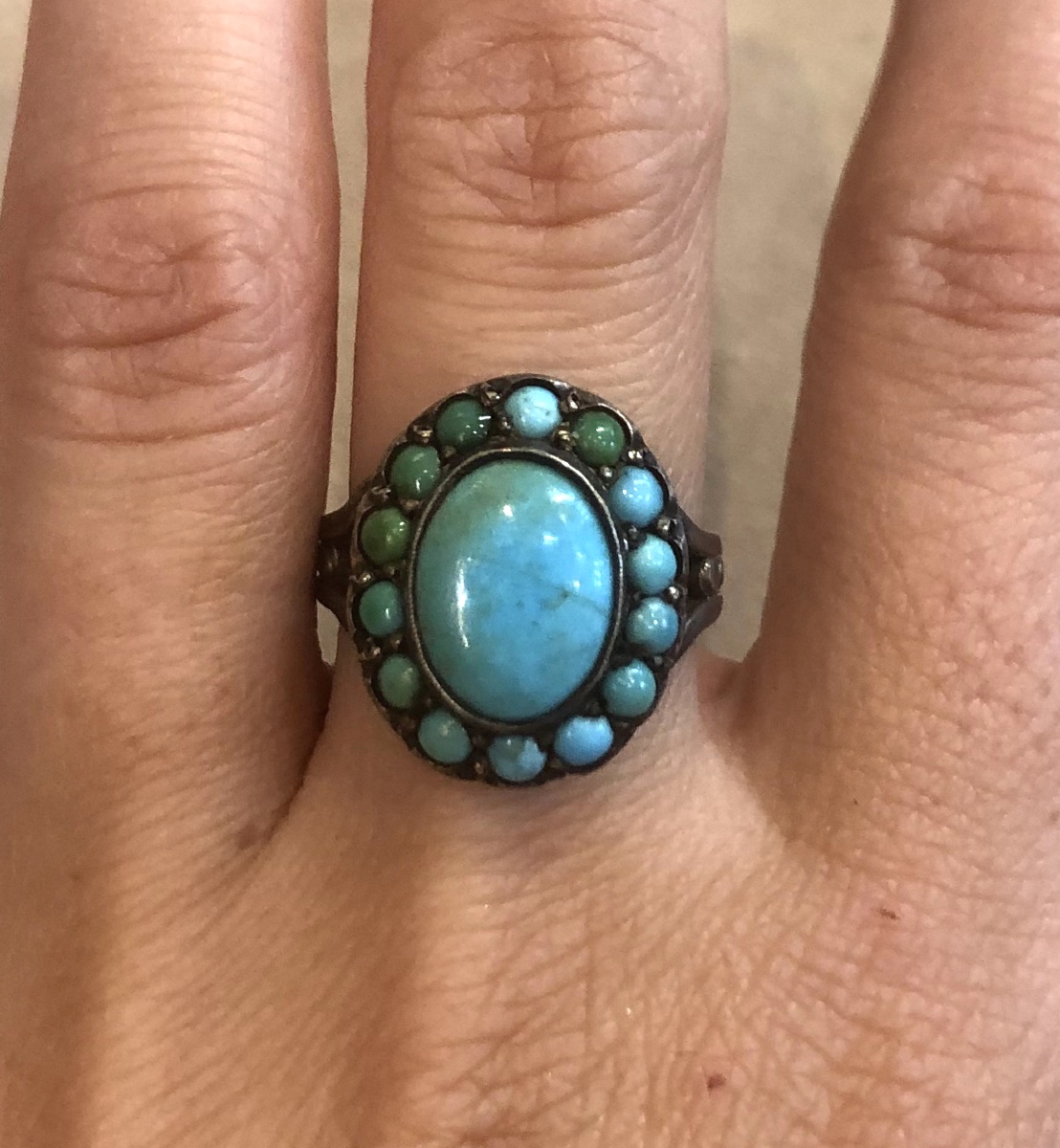 Bague turquoises-photo-2