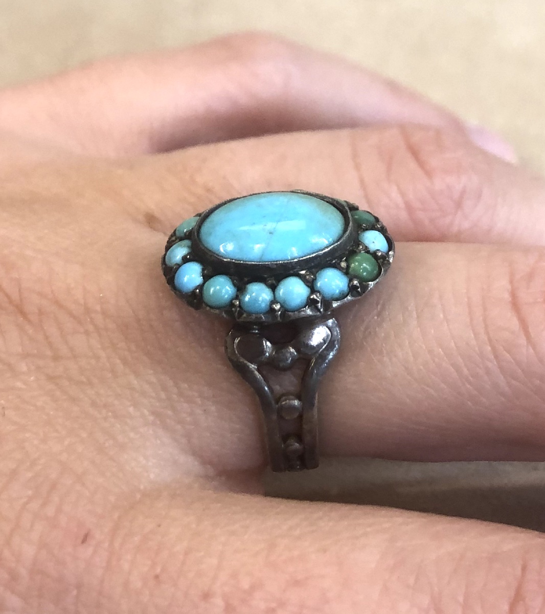 Bague turquoises-photo-3